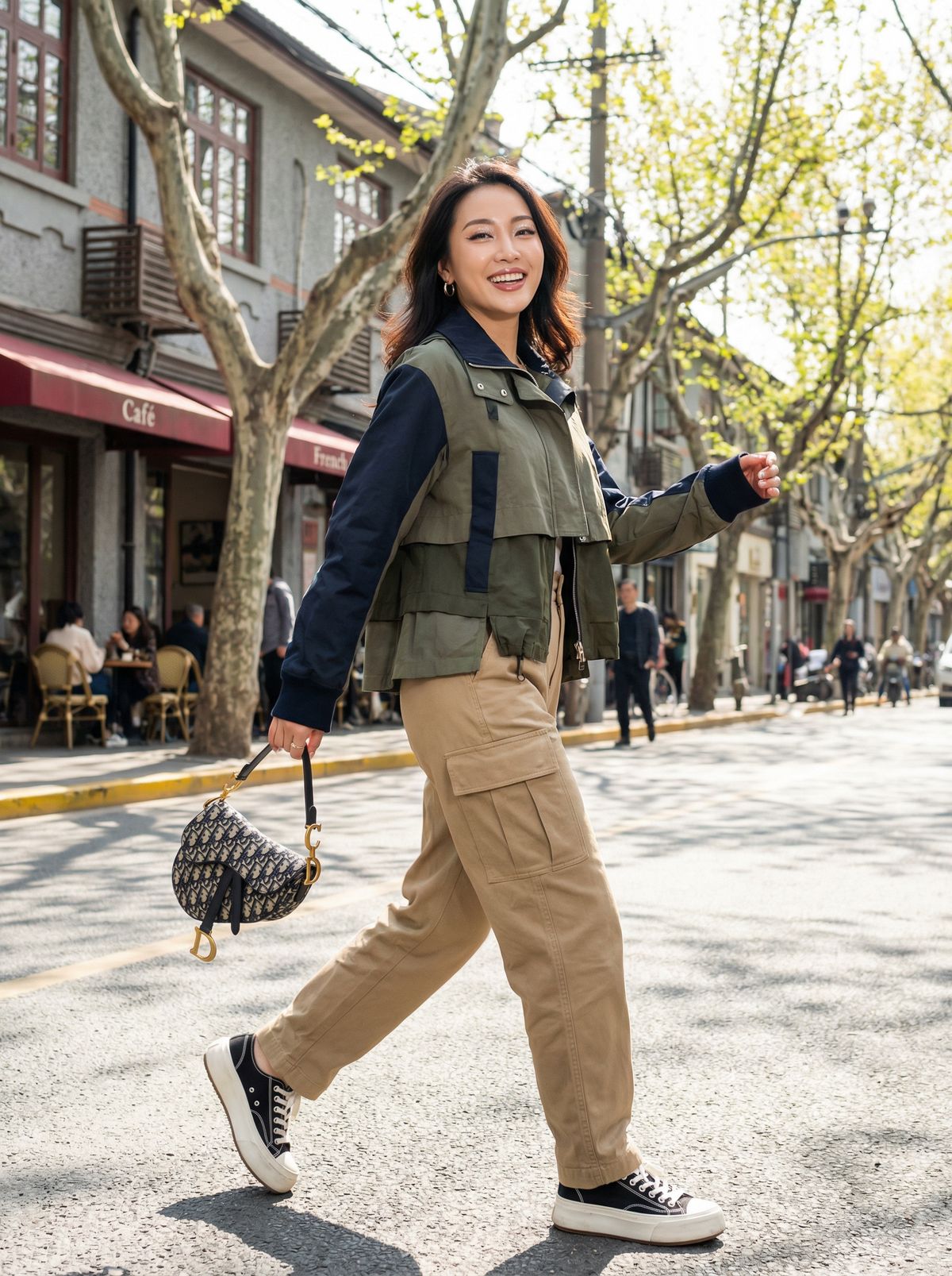 眼镜妹网红明星风格视频